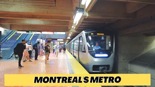 Riding Montreal's STM: Peel to Lionel-Groulx Metro Adventure - Downtown Montreal [4K]