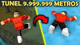 Caindo no Túnel de 9.999.999 METROS - Roblox Broken Bones