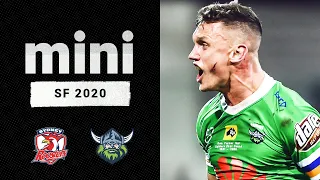 Three-peat charge halted | Roosters v Raiders Match Mini | Semi Final, 2020 | NRL