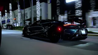 Mclaren 765LT Night Drive (Miami Miles) 4K