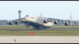 Incredible World's Biggest and Heaviest Antonov Take Off Attempt | XPlane 11