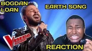 Bogdan Ioan - Earth Song | Blind Auditions | The Voice of Romania (First Time Reaction) BEAUTIFUL!!!