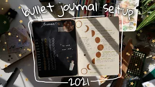 bullet journal setup 2021! (witchy, hippie, vintage inspired!)