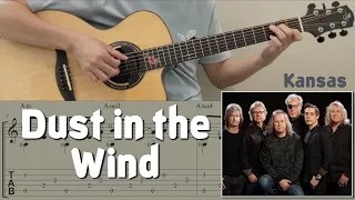 Dust in the Wind / Kansas (Guitar) [Notation + TAB]