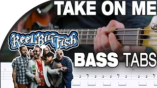 Reel Big Fish - Take On Me (Original by A-HA) | Bass Cover With Tabs in the Video