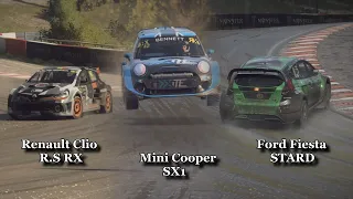 Dirt Rally 2.0 | Renault Clio R.S RX, Mini cooper SX1, Ford Fiesta Rallycross [STARD]