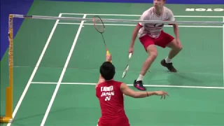 Gemke showing class against Momota