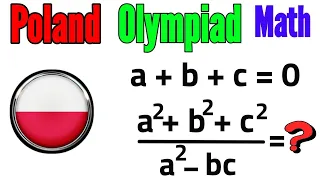 Olympiad Mathematics Preparation || Poland Junior Math Olympiad || Very Nice Algebra Problem