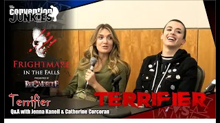 Terrifier Film Stars Catherine Corcoran & Jenna Kanell Frightmare in the Falls 2023 Horror Q&A Panel