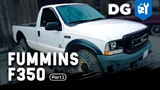 FUMMINS DIESEL SWAP: 5.9 Cummins in an '04 Ford F350 (Part 1)