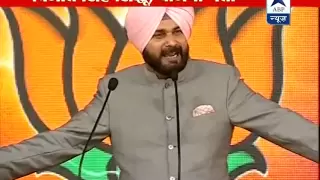 Siddhu addresses BJP rally in Delhi, praises Modi