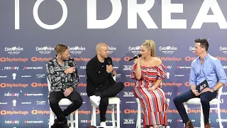Norway - Keiino -  Press Conference (1. rehearsal, Eurovision Song Contest 2019)