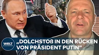 PUTIN IN PANIK: Prigoschin Putsch - Russischer Präsident kündigt Bestrafung von "Verrätern" an