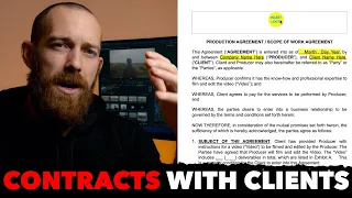 HOW TO CREATE CONTRACTS! VIDEO PRODUCTION CLIENTS