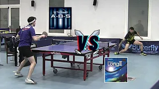 Antispin vs Long Pimples classic defense  - Match Best Points