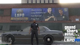 GTA 5 -  LSPDFR - EPiSODE 1 - LET'S BE COPS - PILOT (GTA 5 PC POLICE MODS)