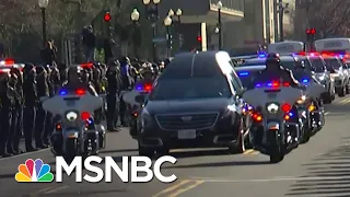 Officers Pay Somber Tribute To Fallen Capitol Police Officer Brian Sicknick | MSNBC