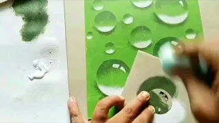 Belajar Melukis Gelembung Air 3D / Learn to Paint 3D Water Bubbles