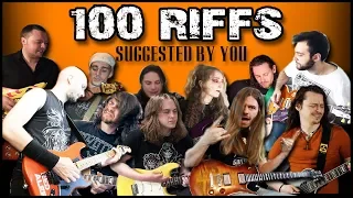 100 Greatest Guitar Riffs Suggest By You | Special Guests