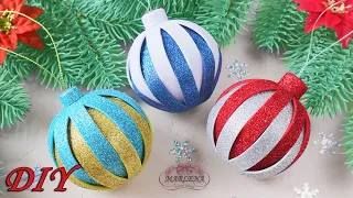 🎄 НОВОГОДНИЕ ИГРУШКИ из фоамирана 🎄 Christmas Ornamets DIY