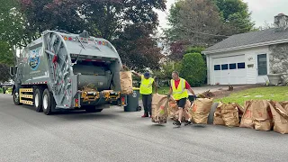 EZ Disposal Garbage Truck Packing Heavy Somerset Yard Waste