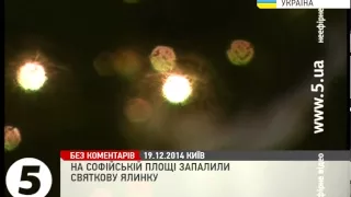 У Києві запалили головну ялинку країни