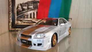 #Nissan #Skyline GT-R Готовая работа #Масштабная #модель 1:24 #Tamiya #Modeling #Моделирование