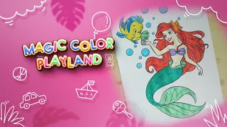 Underwater Magic: Coloring Ariel and Nemo with a Flower | MagicColor PlayLand