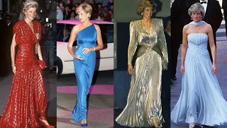 Beautiful and Unique princess Diana's royal Top style Maxi Dresses Design For Princess