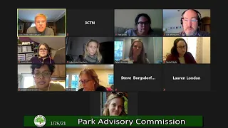 Park Advisory Commission Meeting 1/26/21