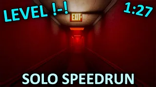 Hotel Chase Speedrun in 1:27 - Escape The Backrooms