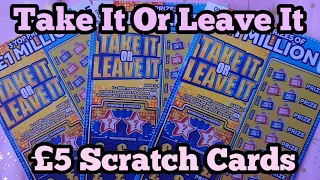 Take It Or Leave It - £5 Scratch Cards - National Lottery Scratch Cards - National Lottery UK