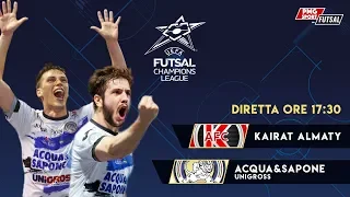 UEFA Futsal Champions League - Kairat Almaty vs Acqua & Sapone Unigross