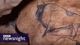 France creates replica Chauvet cave for spectacular prehistoric art - Newsnight