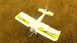 E-Flite 1.2m Timber-X evening flight