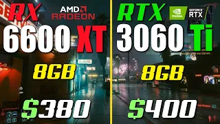 RX 6600 XT vs. RTX 3060 Ti | Test in 8 Games | 1080p