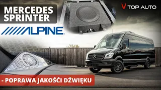 Mercedes Sprinter 907 910 system audio od ALPINE krok po kroku czyli jak nagłośnić busa vana