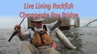 Kayak fishing the Chesapeake Bay Bridge