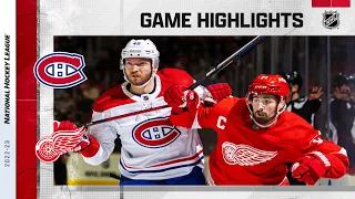 Canadiens @ Red Wings 11/8 | NHL Highlights 2022