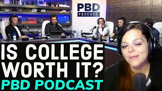 Is the cost of college worth it?  ~ PBD Clip  ~  Reaction  (College teacher reacts)