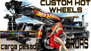 carga pesada grúa para tus hot Wheels 1/64 con materiales reciclado "made in china"