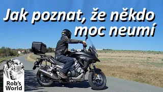 6 situací při kterých se pozná, že motorkář nemá stroj moc pod kontrolou