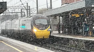 West Coast Main Line Trains at Wigan North Western on March 9th 2023