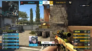 ASTRALIS DEVICE INSANE AWP ACE vs Vitality ESL COLOGNE 2019