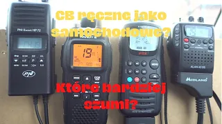 CB radio ręczne w samochodzie- porównanie