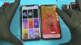 iPhone X Soft OLED Comparison. JK vs GX - Injured Gadgets