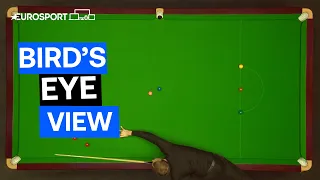 The Bird's Eye View of Judd Trump's Magnificent 147 at the Scottish Open | Eurosport Snooker