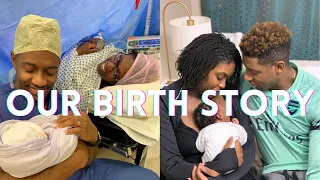 OUR BIRTH STORY | Induction, Emergency C-Section | Black mum and Doctor in the UK