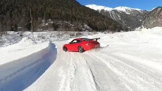 Snow trackday Zernez - Porsche 996.2 GT3 followed by Toyota GR Yaris