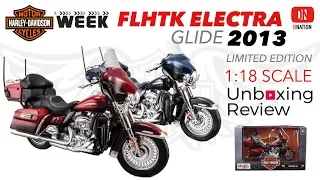 Unboxing Harley Davidson 2013 FLHTK Electra Glide 1/18 scale by Maisto - Dnation